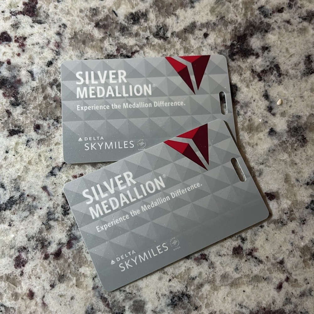 Delta Silver Medallion Luggage Tags
